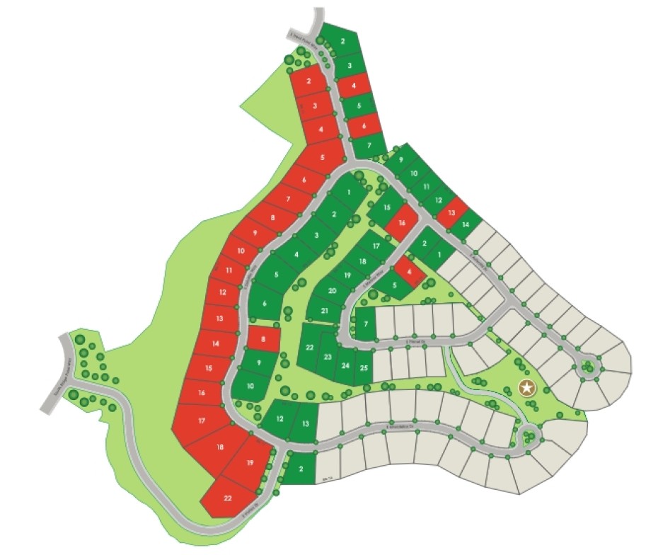 Boulder Point community plat map