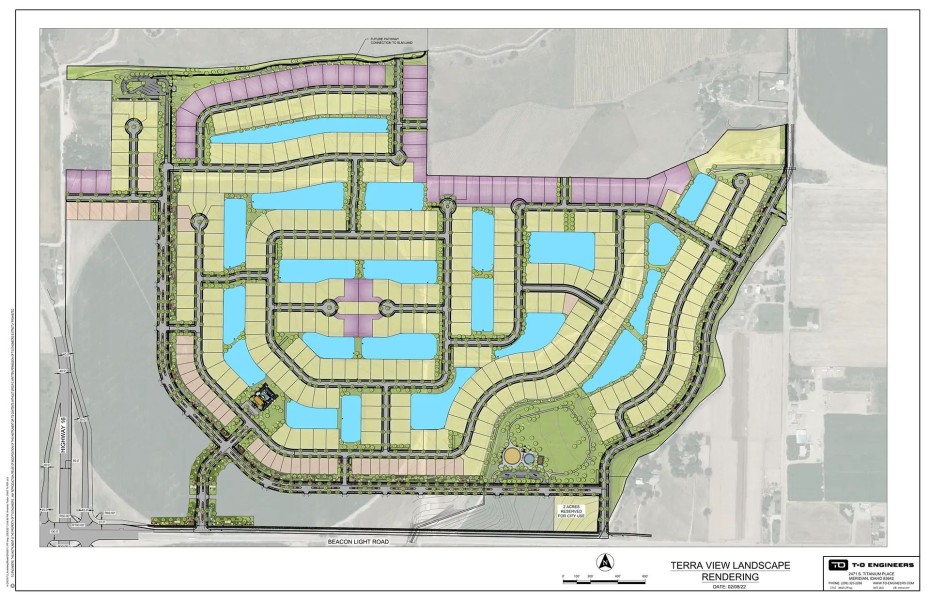 Terra View community plat map