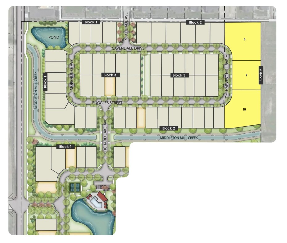 Eagledale community plat map